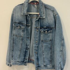 Free People oversized denim jacket - S
